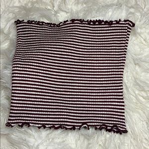 Striped tube top